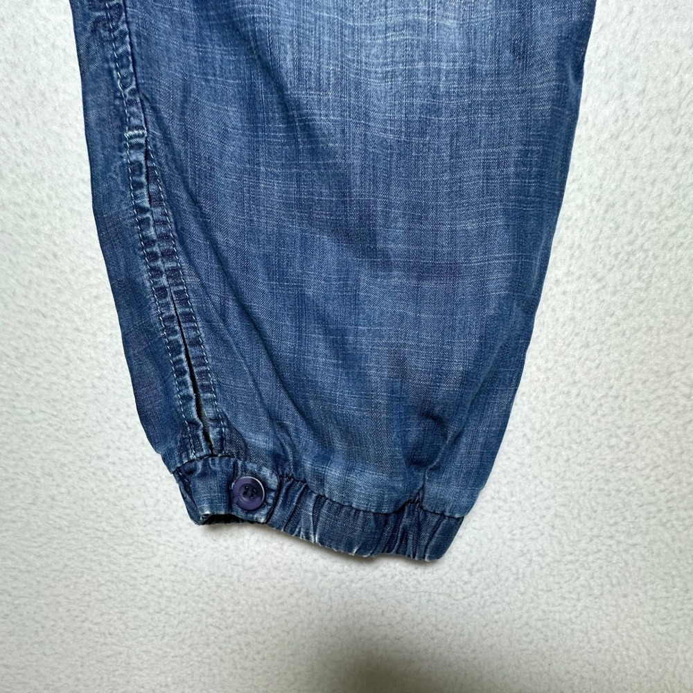 Cloth & Stone Tencel Lyocell Denim Jogger Pants Blue Drawstring Size Small - Picture 9 of 10